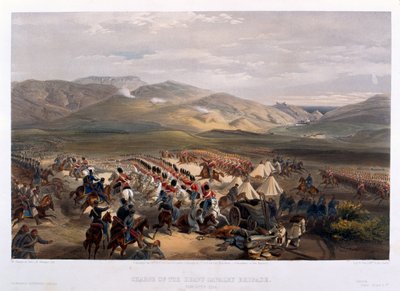 Angriff der schweren Brigade in der Schlacht von Balaklava, 1854 von William Crimea Simpson