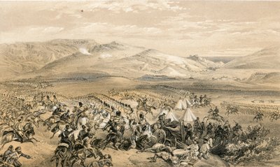 Angriff der schweren Kavalleriebrigade, 25. Oktober 1854 von William Crimea Simpson