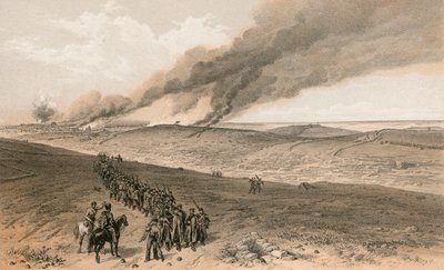 Redan und vorgeschobene Gräben des britischen rechten Angriffs von William Crimea Simpson