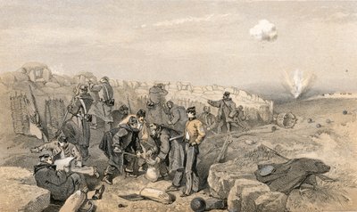 Russische Schützenstellung von William Crimea Simpson