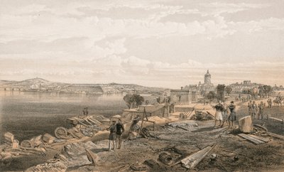 Sebastopol von der Rückseite des Fort Nicholas, Blick nach Süden von William Crimea Simpson