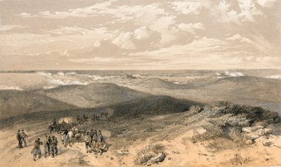 Sebastopol von der Rückseite der englischen Batterien von William Crimea Simpson