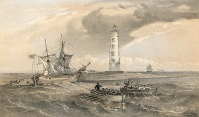 Der Leuchtturm am Kap Chersonese, Blick nach Süden von William Crimea Simpson