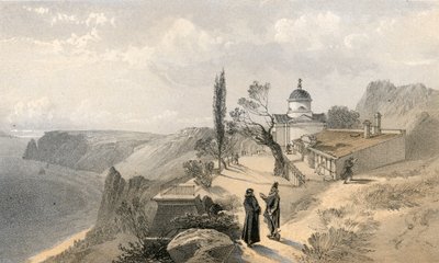Das Kloster St. Georg und Kap Fiolente, Blick nach Westen von William Crimea Simpson