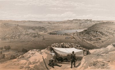 Die Stadtbatterien oder inneren Befestigungen von Sewastopol, 23. Juni 1855 von William Crimea Simpson