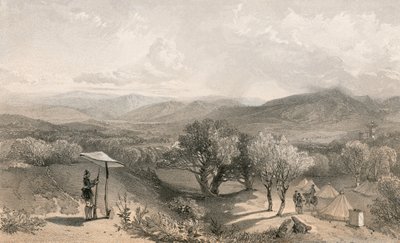 Das Tal von Baidar, von hinten Petroskis Villa, Blick nach Osten von William Crimea Simpson