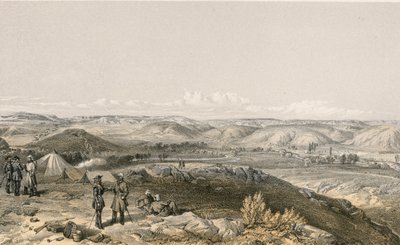 Tal der Tschernaja, Blick nach Norden von William Crimea Simpson
