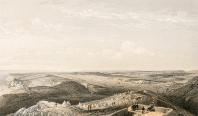 Blick von den Höhen über Balaklava in Richtung Sewastopol von William Crimea Simpson