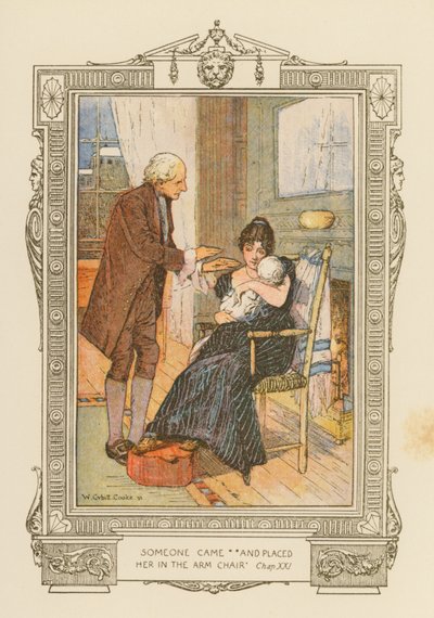 Jemand kam und setzte sie in den Sessel von William Cubitt Cooke