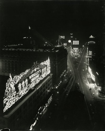 Times Square, vom 16. Stock des Times Building, 1917 von William Davis Hassler