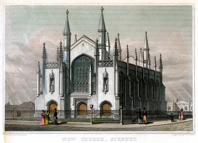 Neue Kirche, Stepney, London, 1828 von William Deeble