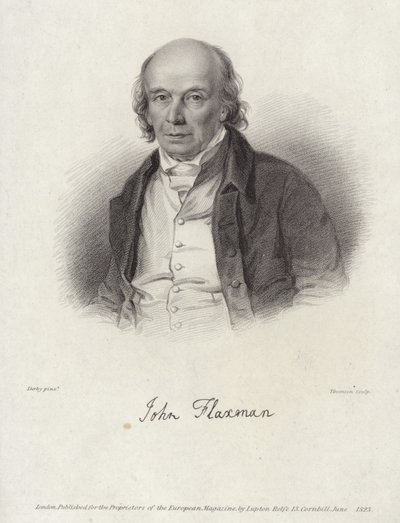 Porträt von John Flaxman von William Derby