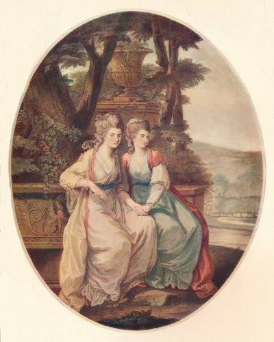 Die Herzogin von Devonshire und Lady Duncannon, 1782 von William Dickinson