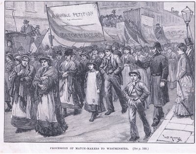 Prozession der Streichholzhersteller nach Westminster von William Douglas Almond
