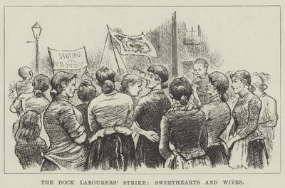 Der Streik der Dockarbeiter, Liebste und Ehefrauen von William Douglas Almond