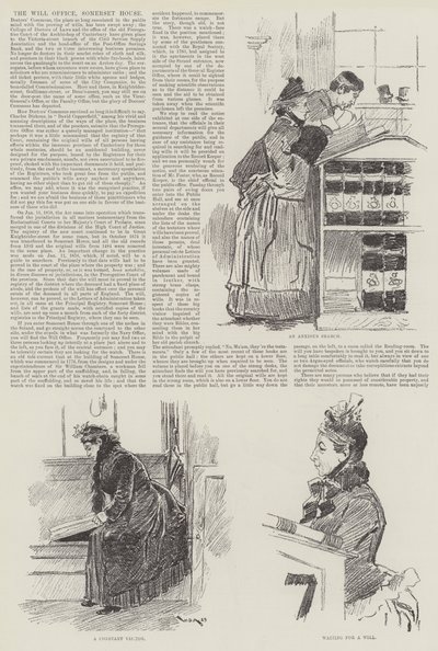 Das Testamentsbüro, Somerset House von William Douglas Almond