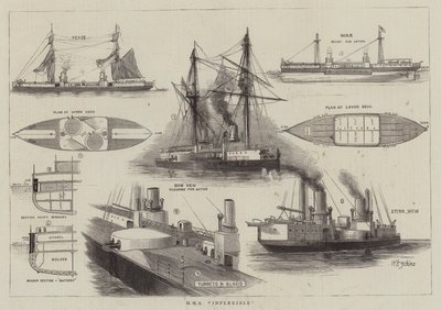 HMS Inflexible von William Edward Atkins