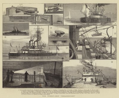 HM Turmschiff Dreadnought von William Edward Atkins