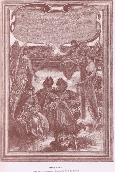 Dezember, aus The Magazine of Art 1893, Cassell and Company von William Edward Frank Britten