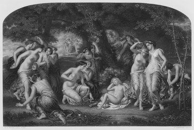 Entwaffnung des Amor, nach dem Bild in der Königlichen Sammlung von William Edward Frost