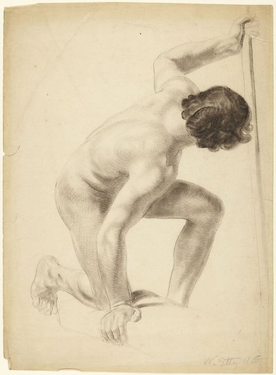 Studie einer männlichen Figur von William Etty