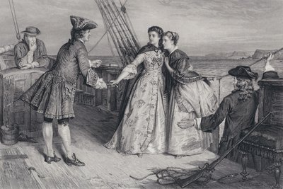 Illustration für Der Pirat von Sir Walter Scott (Stich) von William Ewart Lockhart