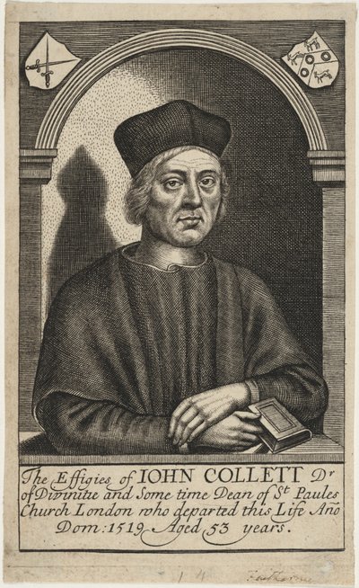 John Colet, Doktor der Theologie von William Faithorne