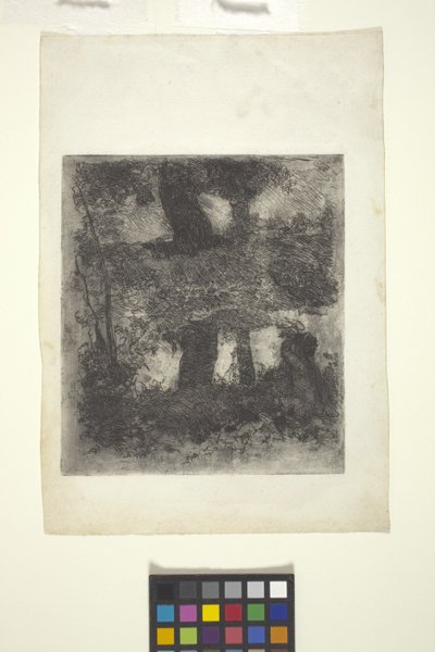 Landschaft mit Faun und Teich (Reflektierte Landschaft) von William Forsyth