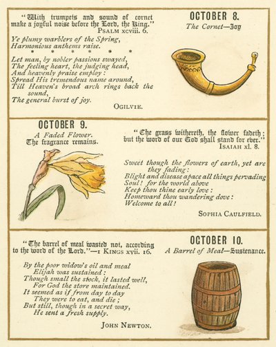 Seite aus dem Bibel-Emblem-Jubiläumsbuch von William Foster