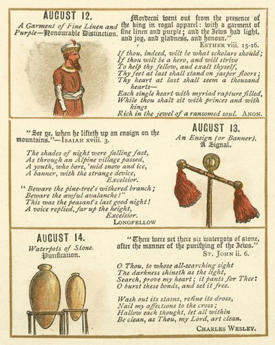 Seite aus dem Bibel-Emblem-Jubiläumsbuch von William Foster