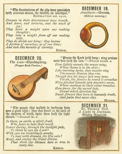 Seite aus dem Bibel-Emblem-Jubiläumsbuch von William Foster