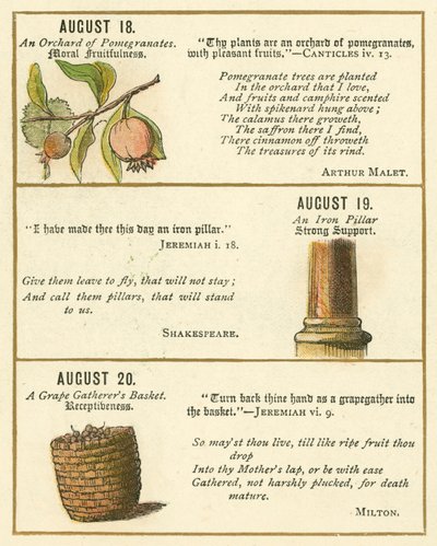 Seite aus dem Bibel-Emblem-Jubiläumsbuch von William Foster