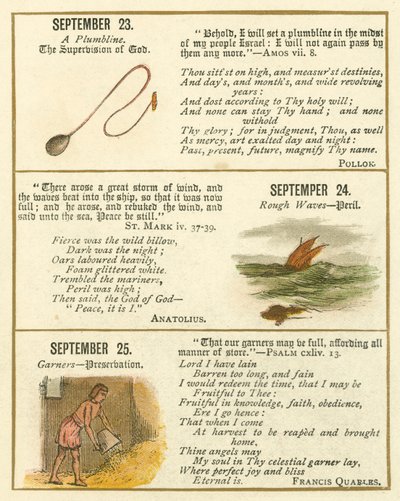 Seite aus dem Bibel-Emblem-Jubiläumsbuch von William Foster