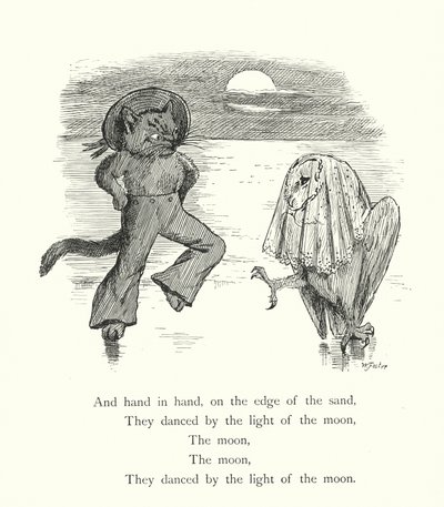 Die Eule und die Pussycat (Gravur) von William Foster