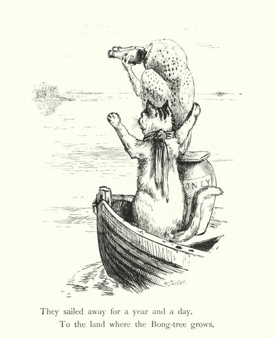 Die Eule und die Katze von William Foster