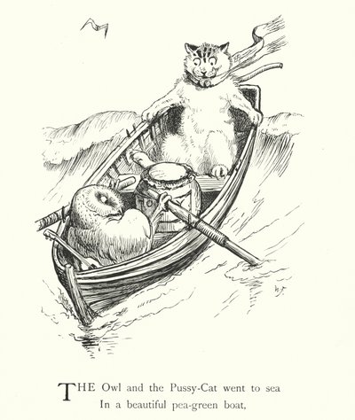 Die Eule und die Katze von William Foster