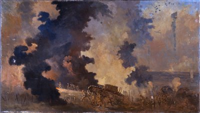 Dieppe, August 1942 (Öl auf Leinwand) von William Francis Longstaff