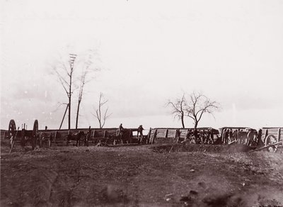 Fort Brady, Virginia, nahe Dutch Gap, 1865 von William Frank Browne