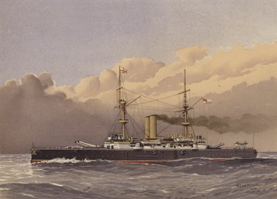 HMS Royal Sovereign, 1. Klasse Schlachtschiff von William Frederick Mitchell