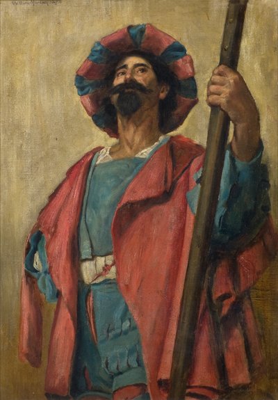 Spanische Figur des zwölften Jahrhunderts von William G. Burn Murdoch
