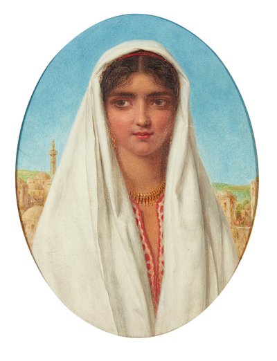 Porträt eines arabischen Mädchens von William Gale
