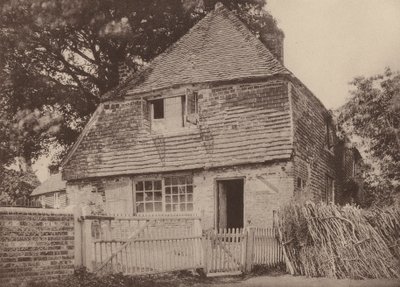 Cottage an der Ecke des Kirchhofs, Hellingley, Sussex von William Galsworthy Davie