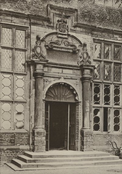 Türöffnung, Aston Hall, Warwickshire von William Galsworthy Davie