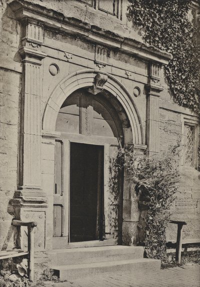 Tür, Sackville College, East Grinstead von William Galsworthy Davie