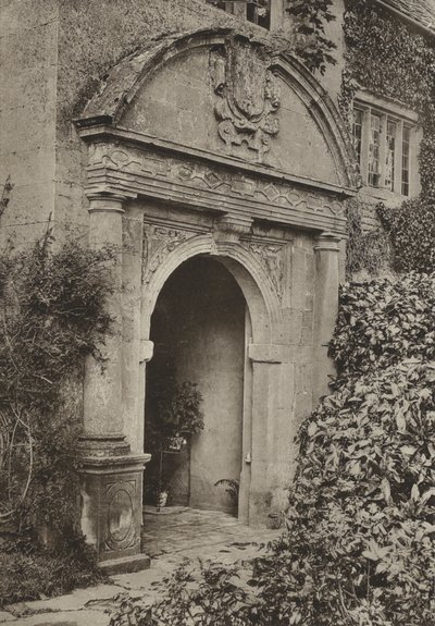 Tür, The Manor, Upper Swell, Gloucestershire von William Galsworthy Davie