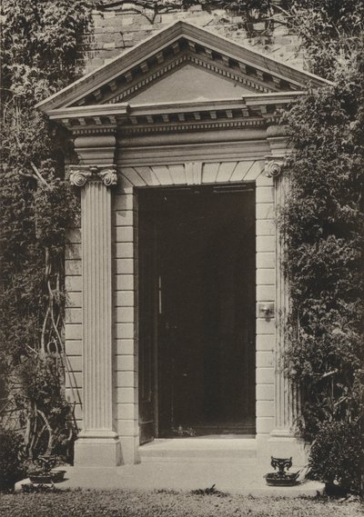 Türöffnung, Das Pfarrhaus, Hailsham, Sussex von William Galsworthy Davie