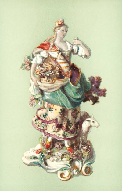 Figur einer Schäferin, Chelsea von William Gibb