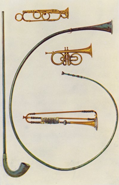Musikinstrumente: Lituus und Buccina, Kornett, Trompeten von William Gibb
