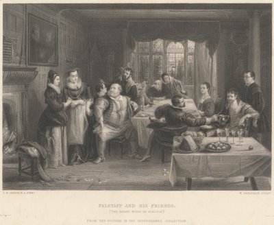 Falstaff und seine Freunde von William Greatbach