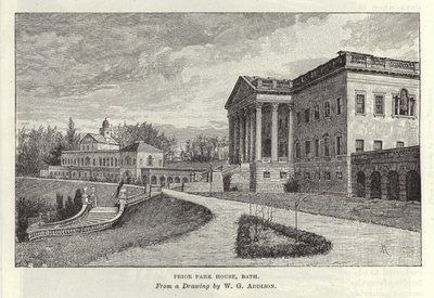 Pior Park House in Bath von William Grylls Addison